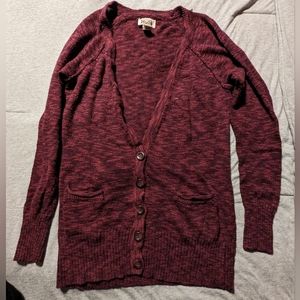 Burgundy Cardigan